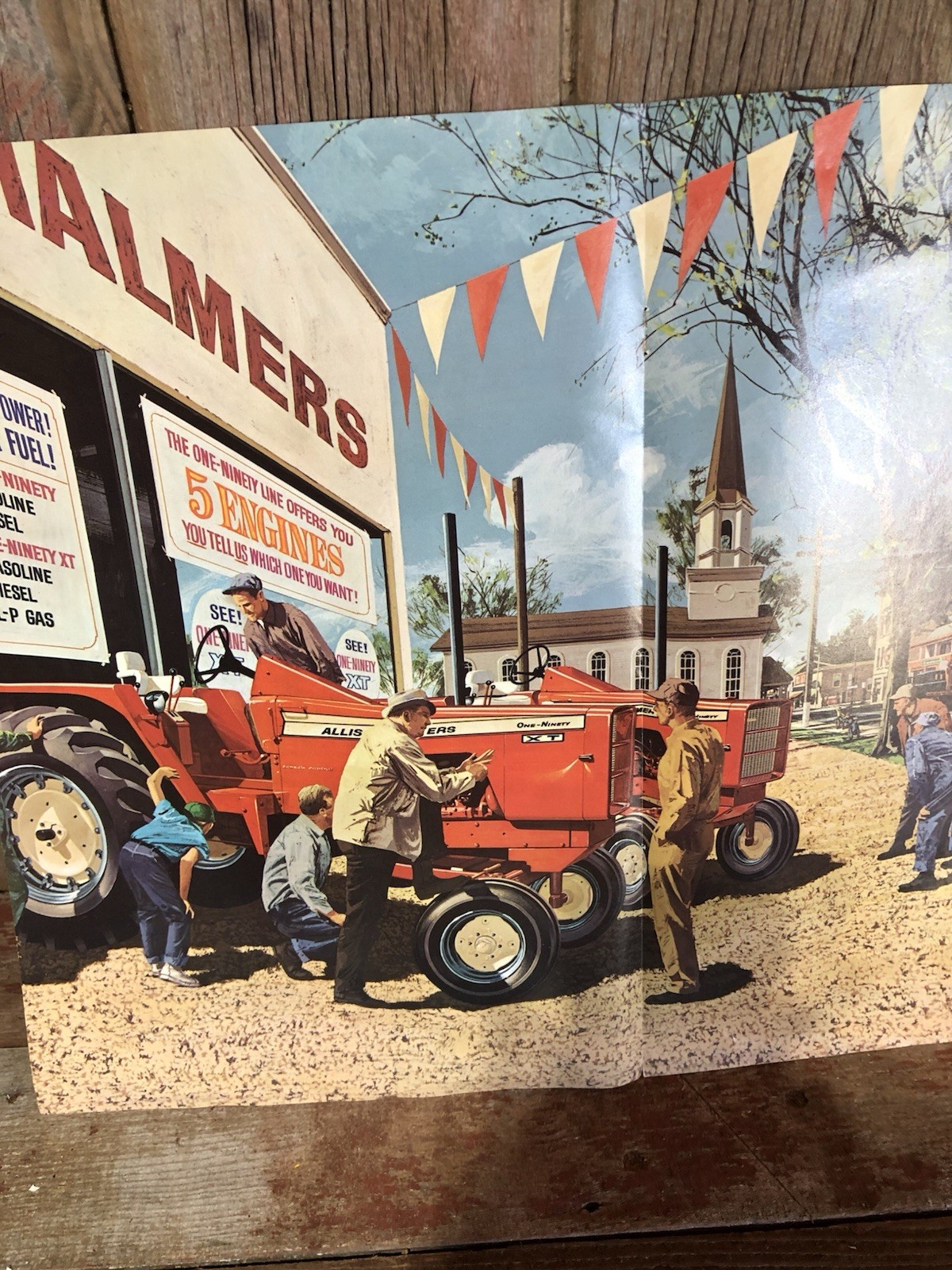 Original Allis Chalmers One-Ninety XT Tractor, Four Page Ad From The 1960’s