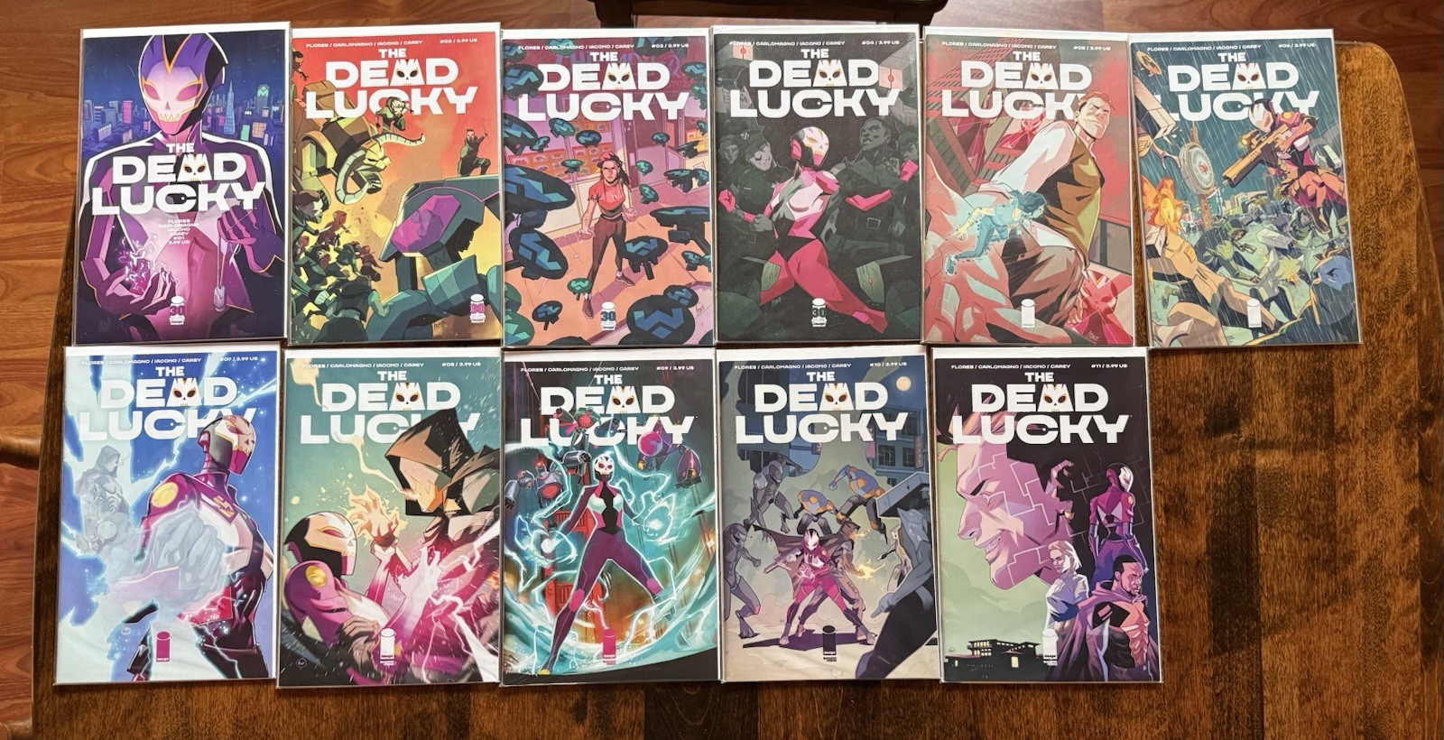 The Dead Lucky #1-11 Image Comics Cover A Gently Used