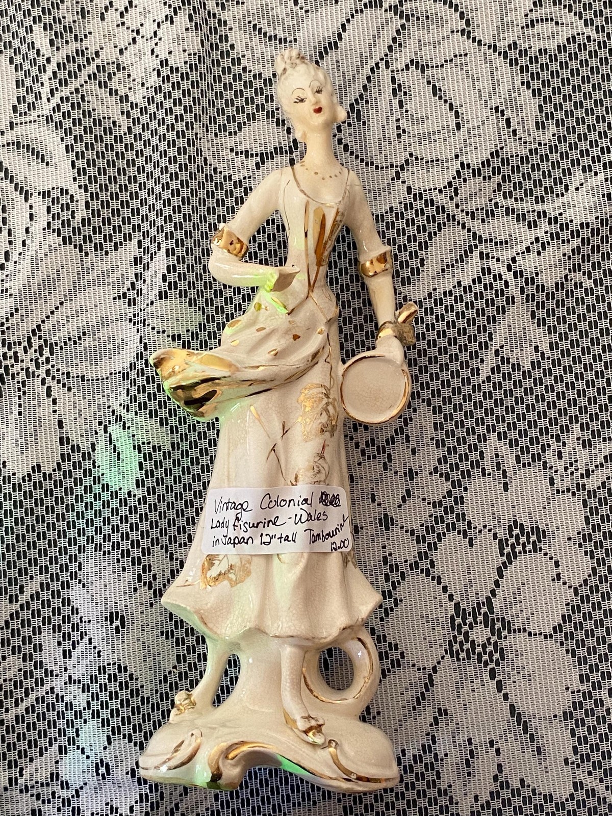 Colonial Lady Figurine