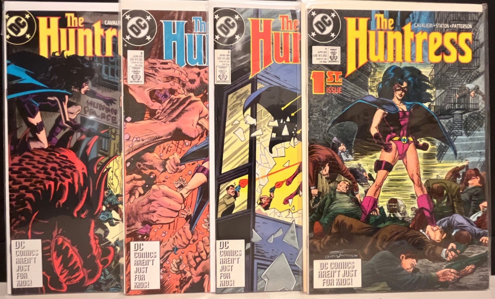 ✏️ The Huntress Vol 1: #1-4 Run (DC Comics 1989) Batman - Key issue ✏️ The Huntress Vol 1: #1-4 Run (DC Comics 1989) Batman - Key issue