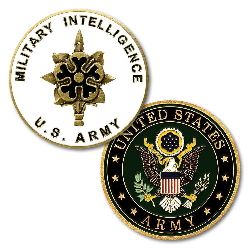 NEW U.S. Army Military Intelligence Challenge Coin