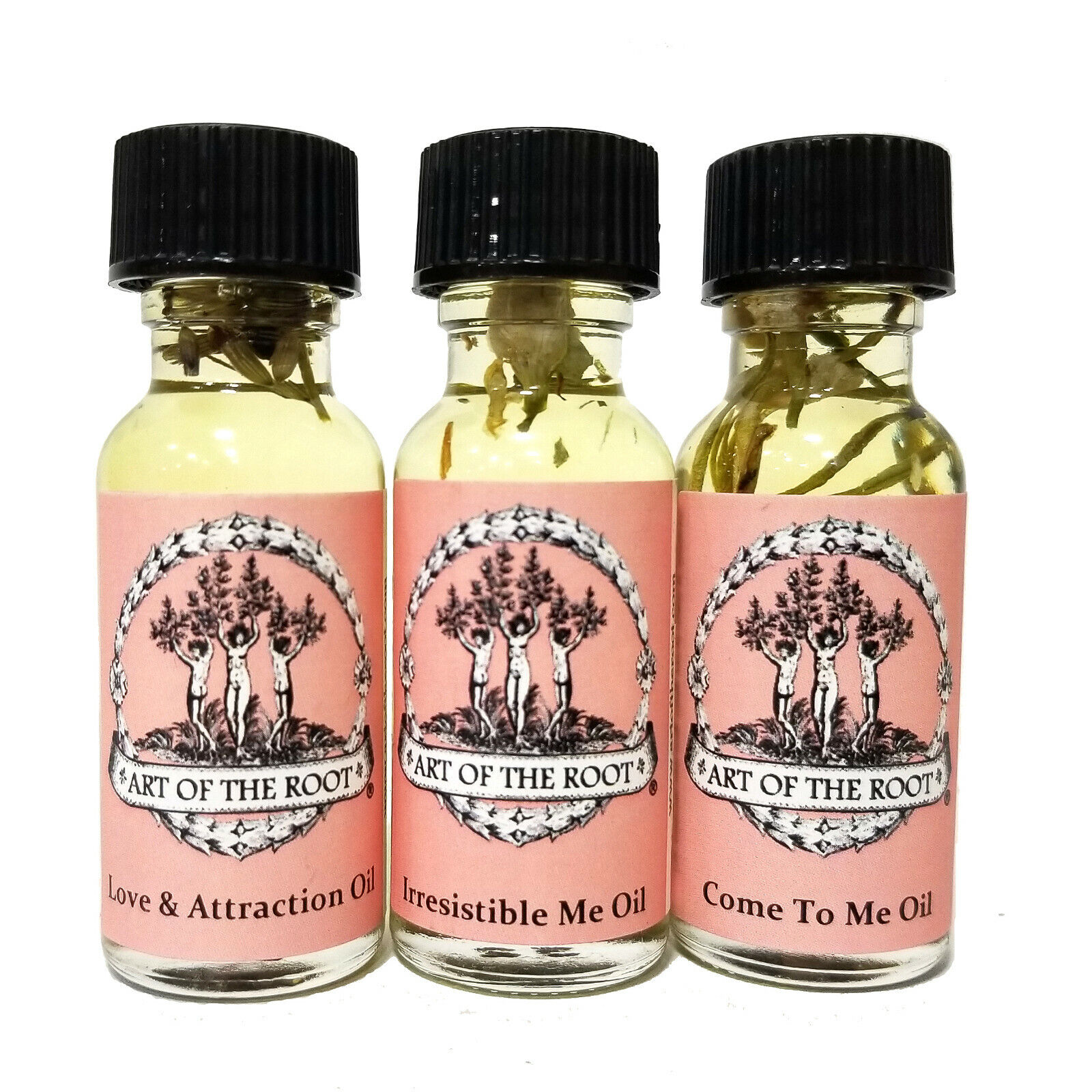 Love Oil Set Seduction Passion Attraction Fidelity Hoodoo Wiccan Pagan Conjure