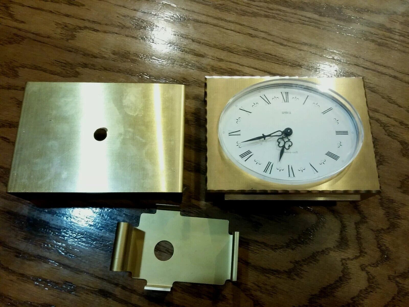 Semca 1 Jewel brass vintage clock needs work