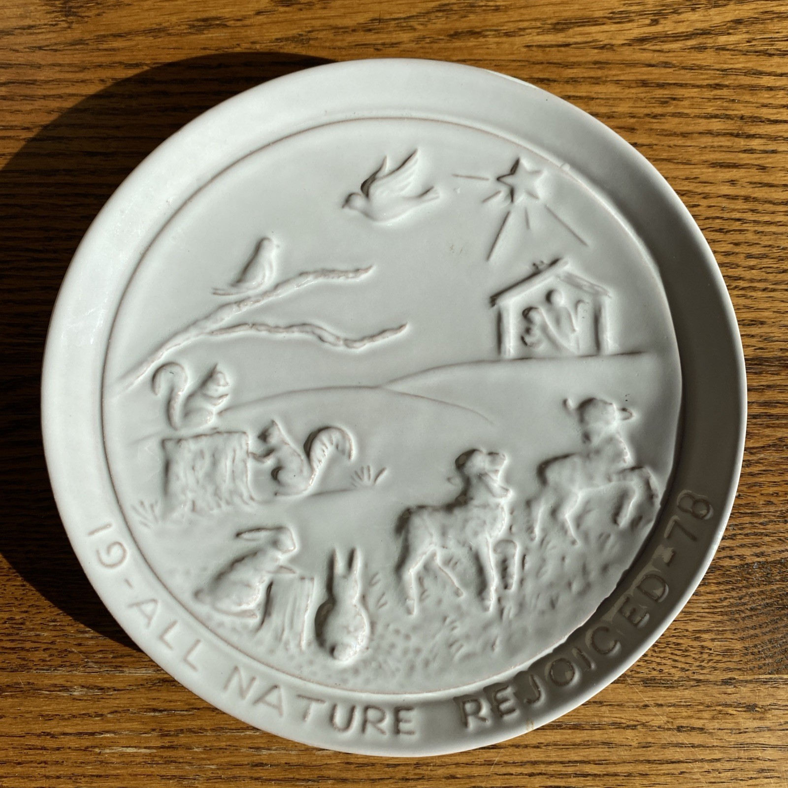 1978 FRANKOMA Christmas Plate \
