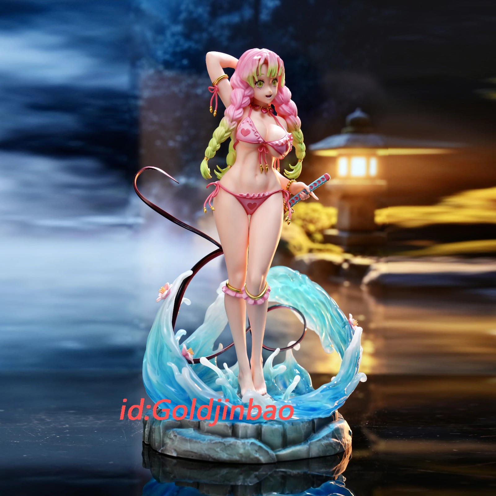 YaKe Studio Kanroji Mitsuri Figure Resin Pre-order Demon Slayer Painted Swimsuit