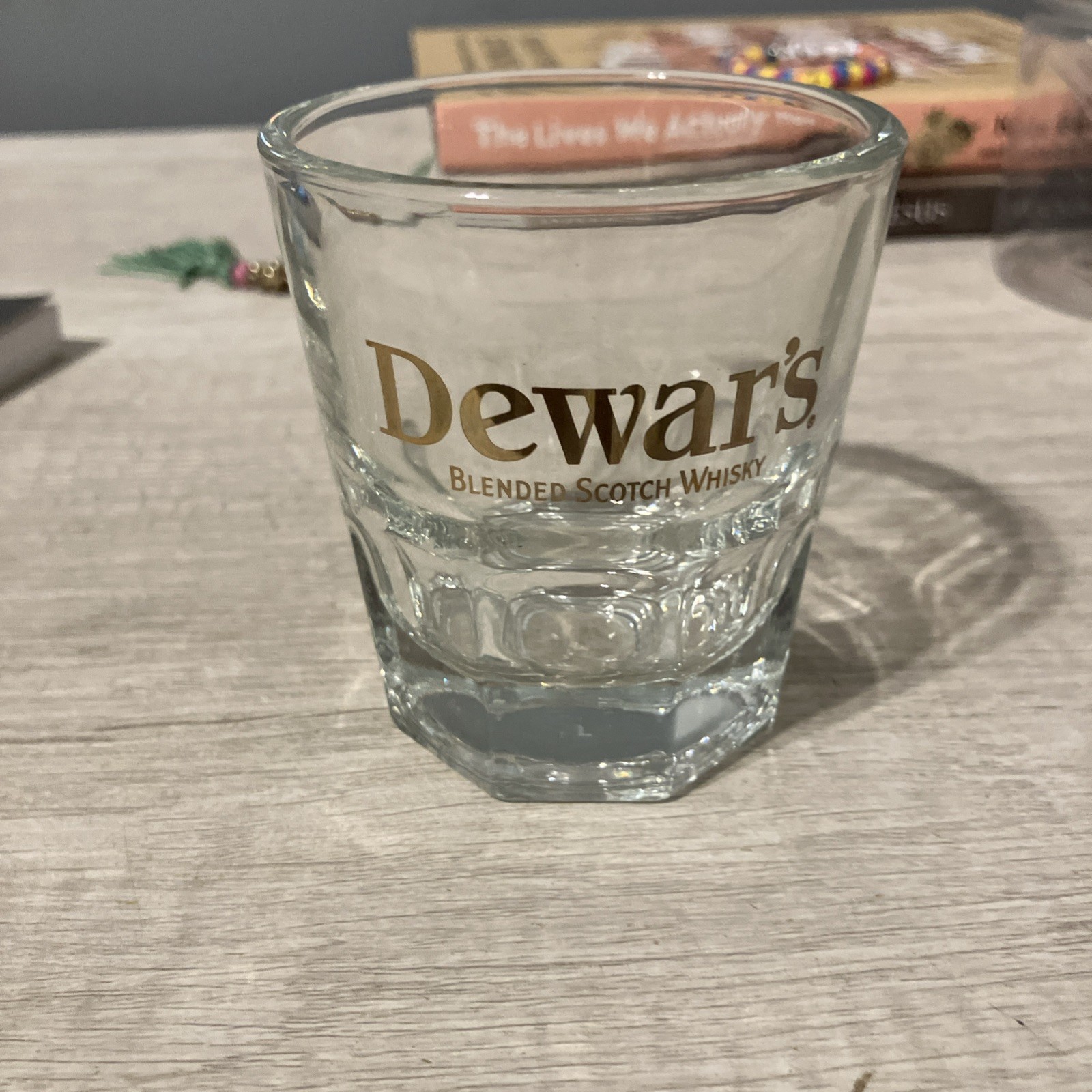 Libbey Dewar\'s Blended Scotch Whisky Double Shot 4 oz Glass