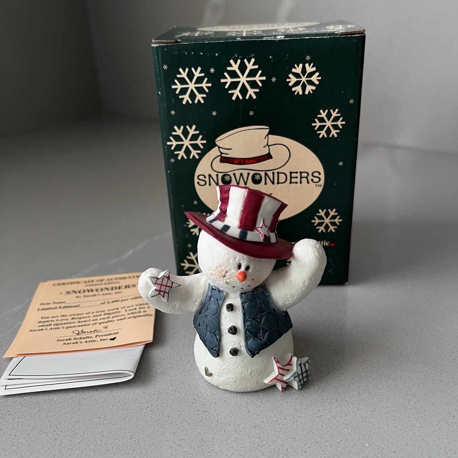 Sarah\'s Attic Snowonders Ltd Ed. 6406 Jul. \