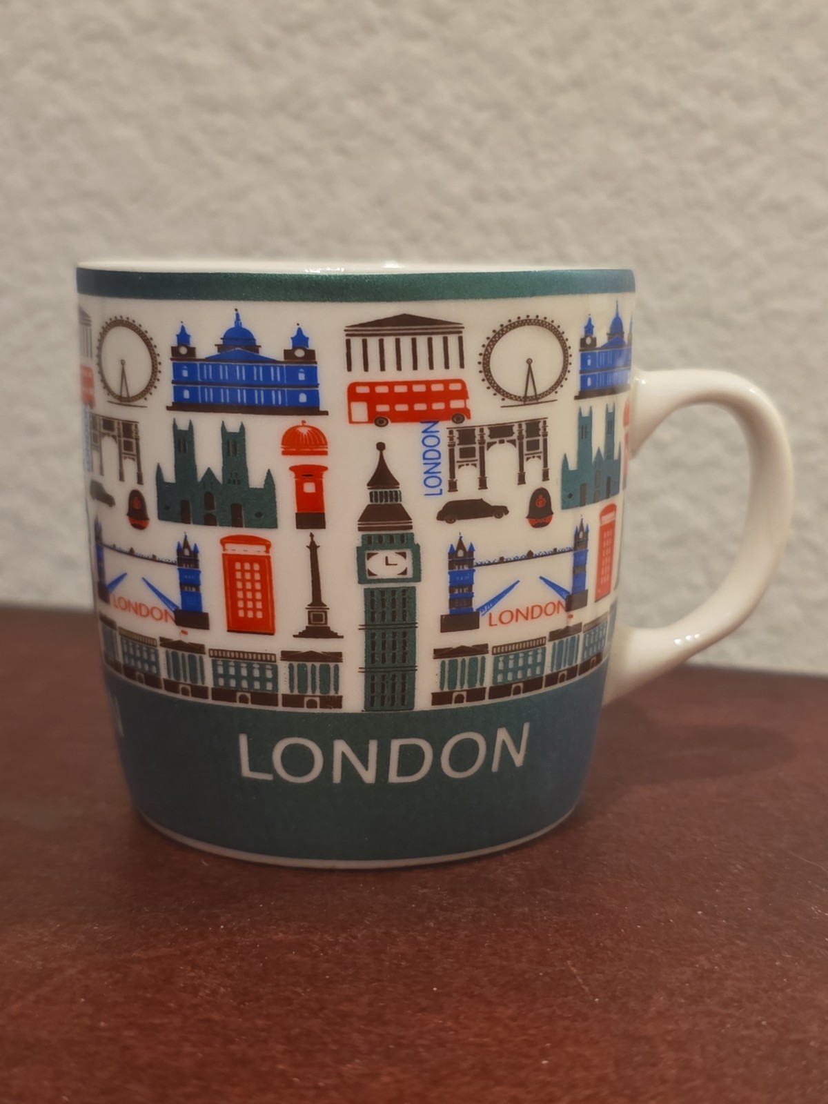 Vintage Small White/Green Ceramic \