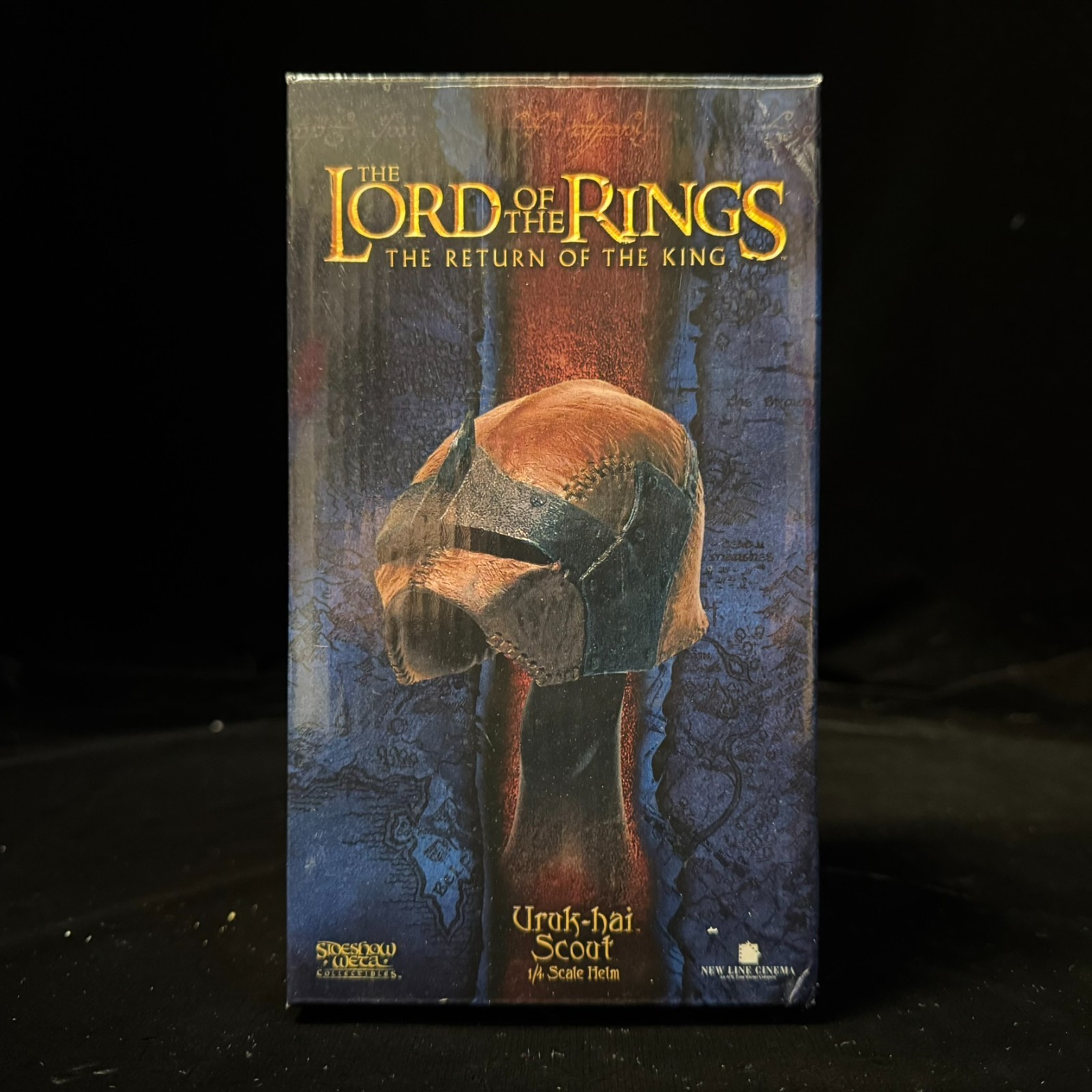Sideshow Weta Lord of the Rings Uruk-hai Scout Helm Helmet New in Box