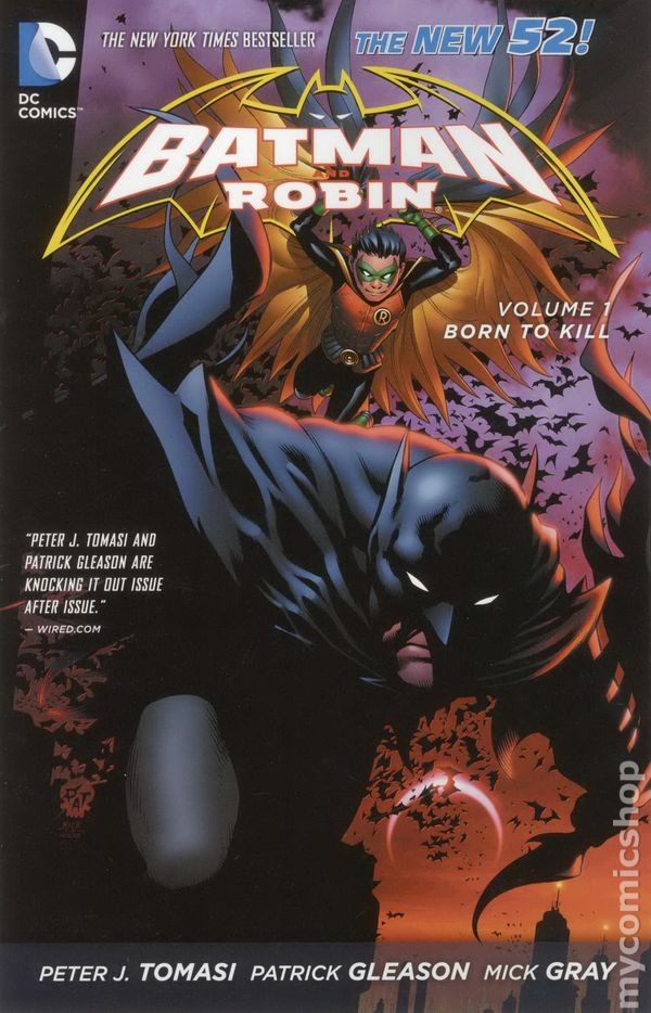 Batman and Robin TPB #1-1ST VF 2013 Stock Image