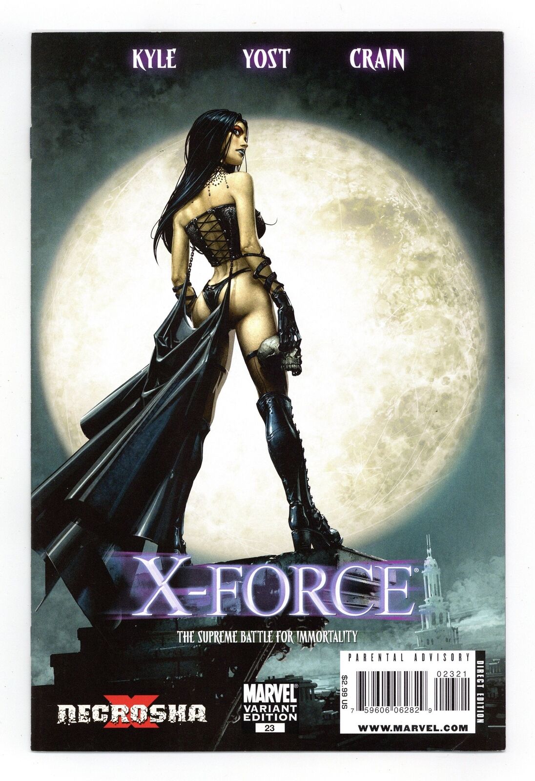 X-Force #23B Crain Underworld Homage 1:15 Variant VF- 7.5 2010