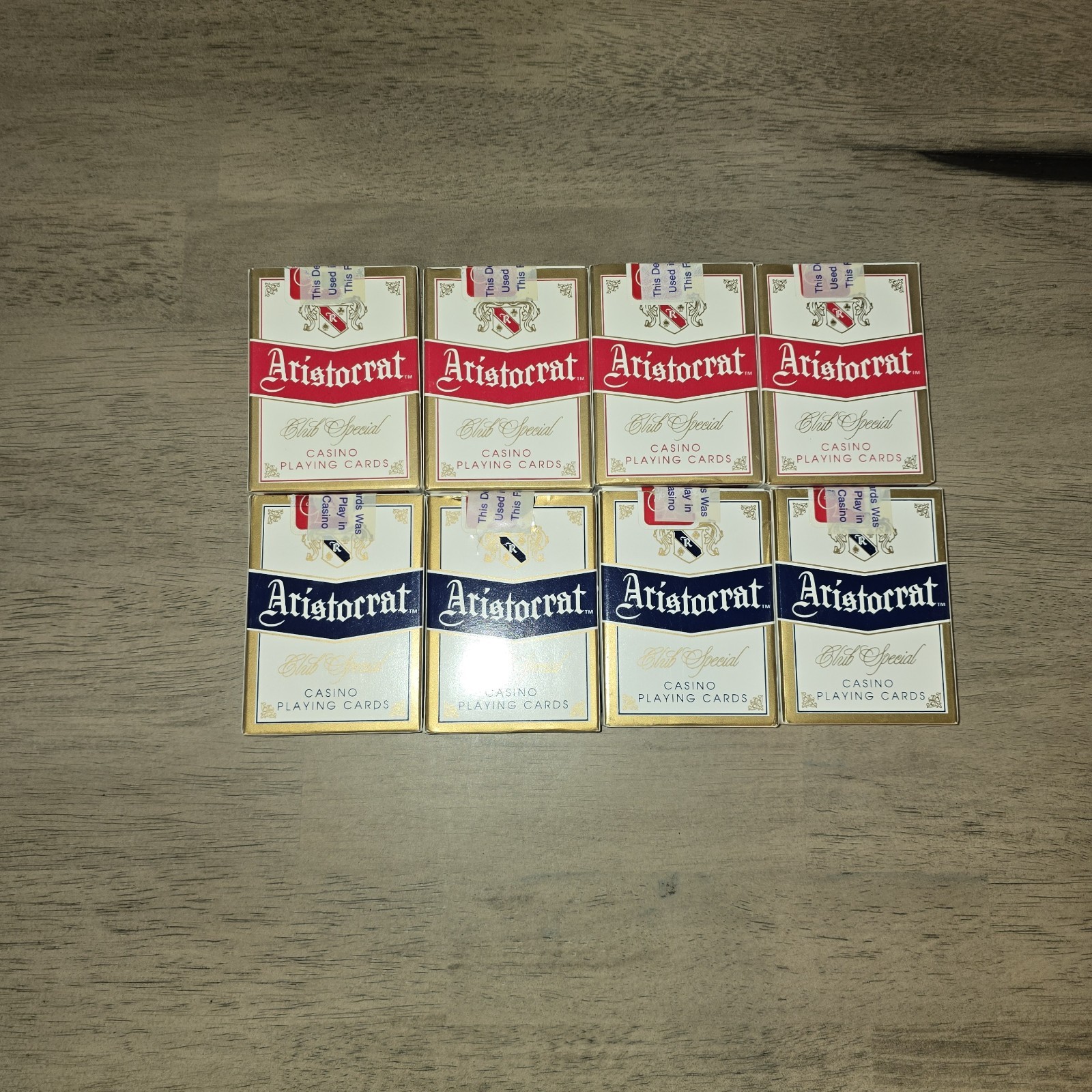 LOT OF Vintage Retired Boulder Station Casino Decks Of  Playing Cards/ 8 TOTAL