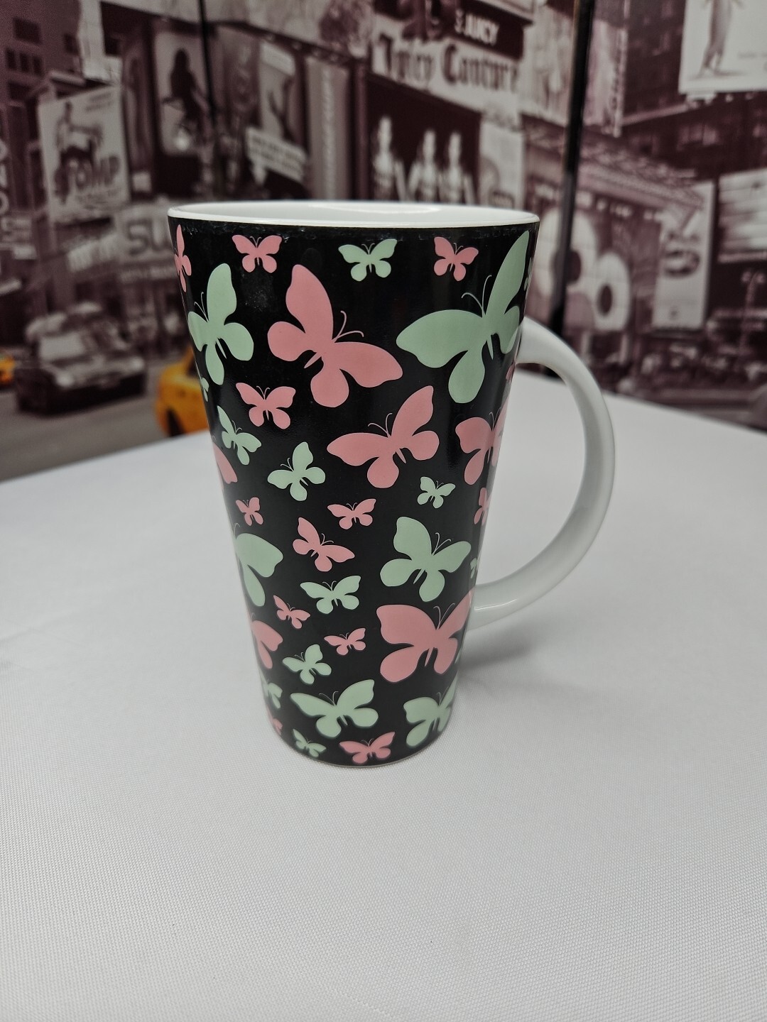 Retired Mervyn's Retail Store - Butterfly Ceramic Coffee Mug - New