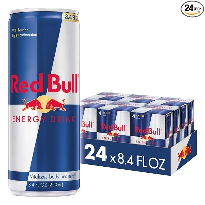 Red Bull Energy Drink, 8.4 Fl Oz (24 Pack)