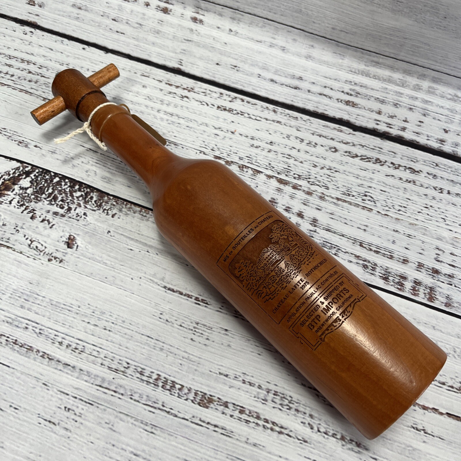 1975 Chateau Lafite Wine Bottle BTP Imports Pepper Mill 14\