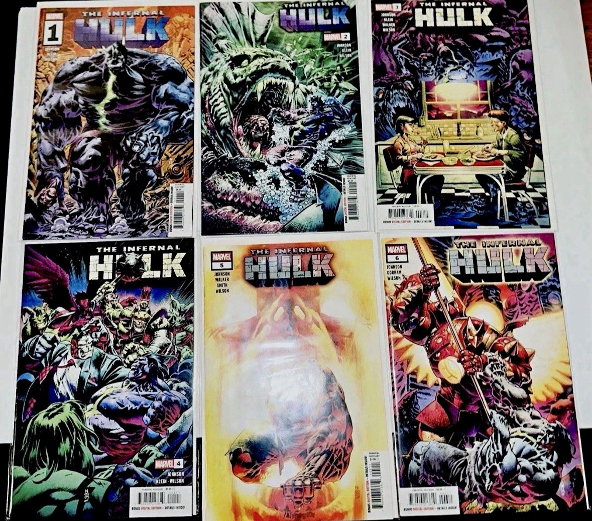 The Infernal Hulk Full Run by Phillip Kennedy Johnson Marvel Comics