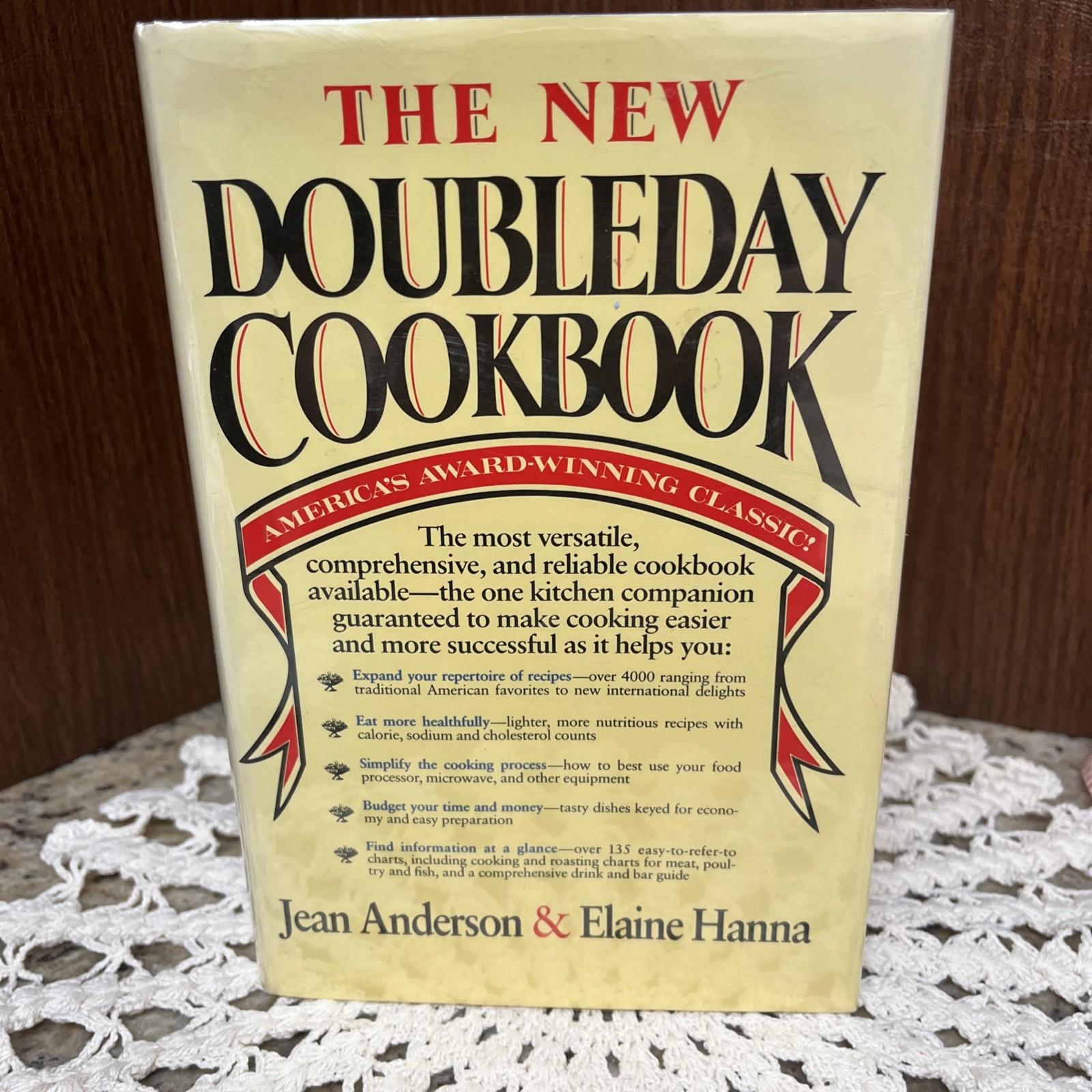 The New Doubleday Cookbook, Printed In The USA 1985.  Hardcover With Jacket.