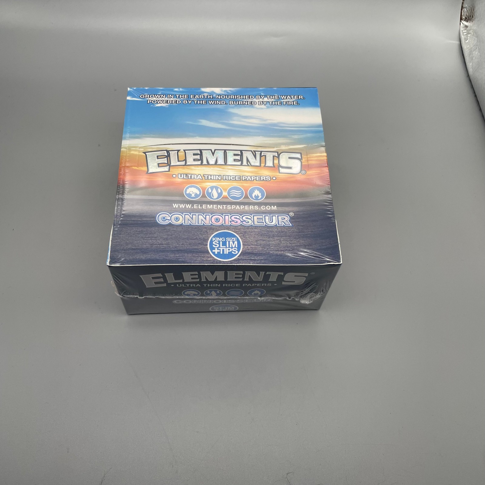 Full Box Elements KS Connoisseur Papers & Tips with Free LED Glow Tray