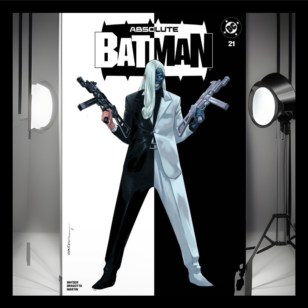 ABSOLUTE BATMAN #21 RAFA SANDOVAL EXCLUSIVE TRADE VARIANT NM TWO-FACE LTD 2000