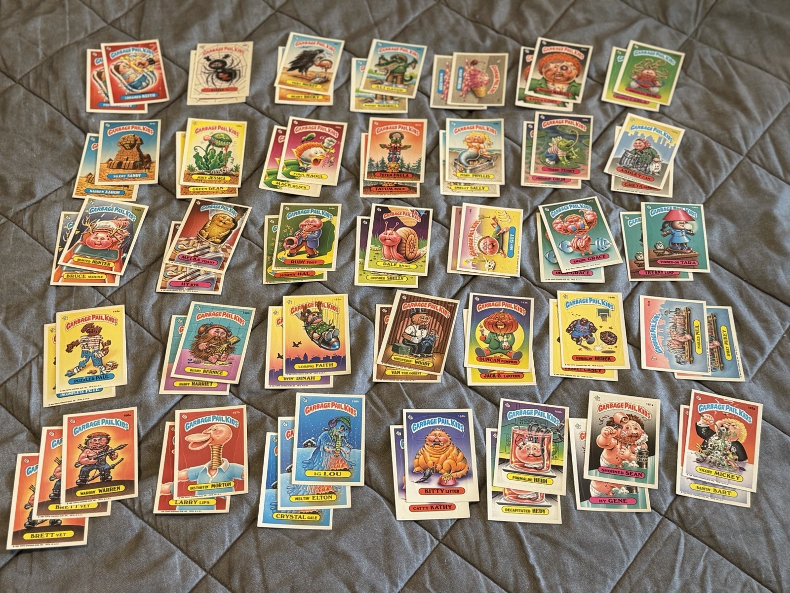 Garbage Pail Kids Lot of 221 Cards 1986-1988 Excellent/Very Good/Good Condition