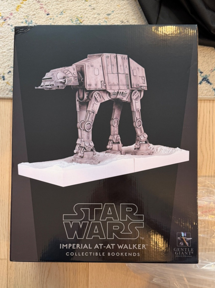 star wars gentle giant at-at bookend #248 of 850 new nib