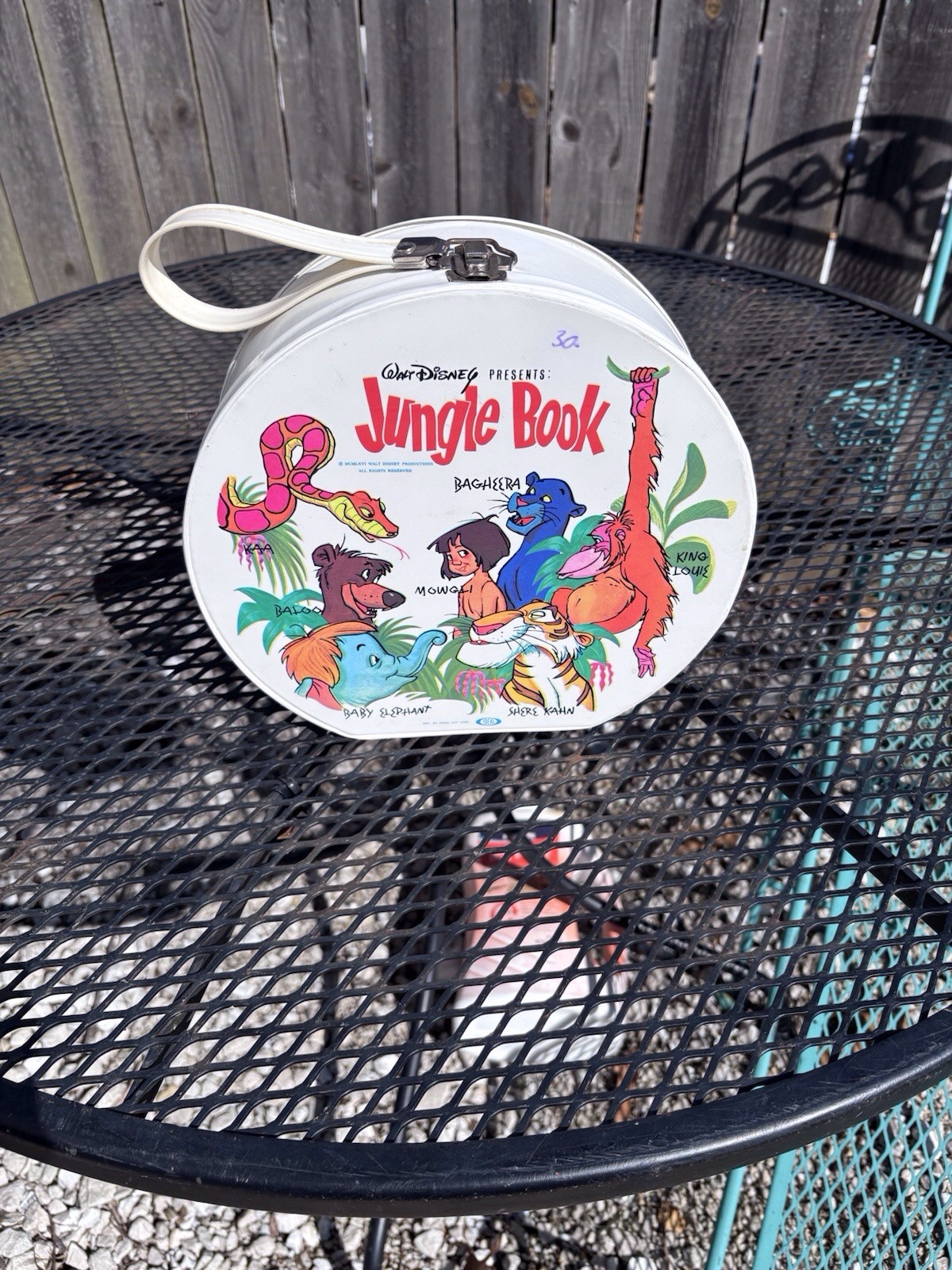 JUNGLE BOOK TRAVEL CASE IDEAL WALT DISNEY 1966