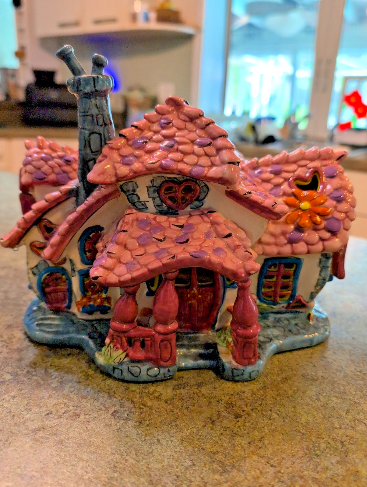 RARE Heather Goldmine Ceramic Disney Minnie Mouse House 9\