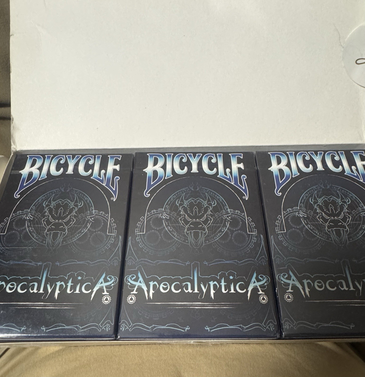 Bicycle Apocalyptica Playing Cards 2012 New Brick Of Decks Sealed