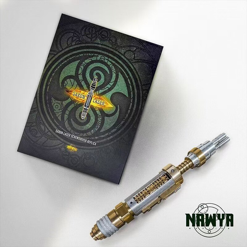 NAWYA 2nd Gen Doctor Who The Master Metal Sonic Screwdriver LED Replica Prop