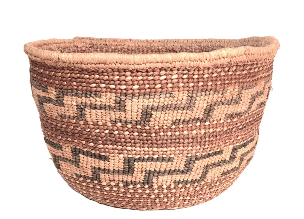 Quinault Basket   ca. 1920  Size 6.625\
