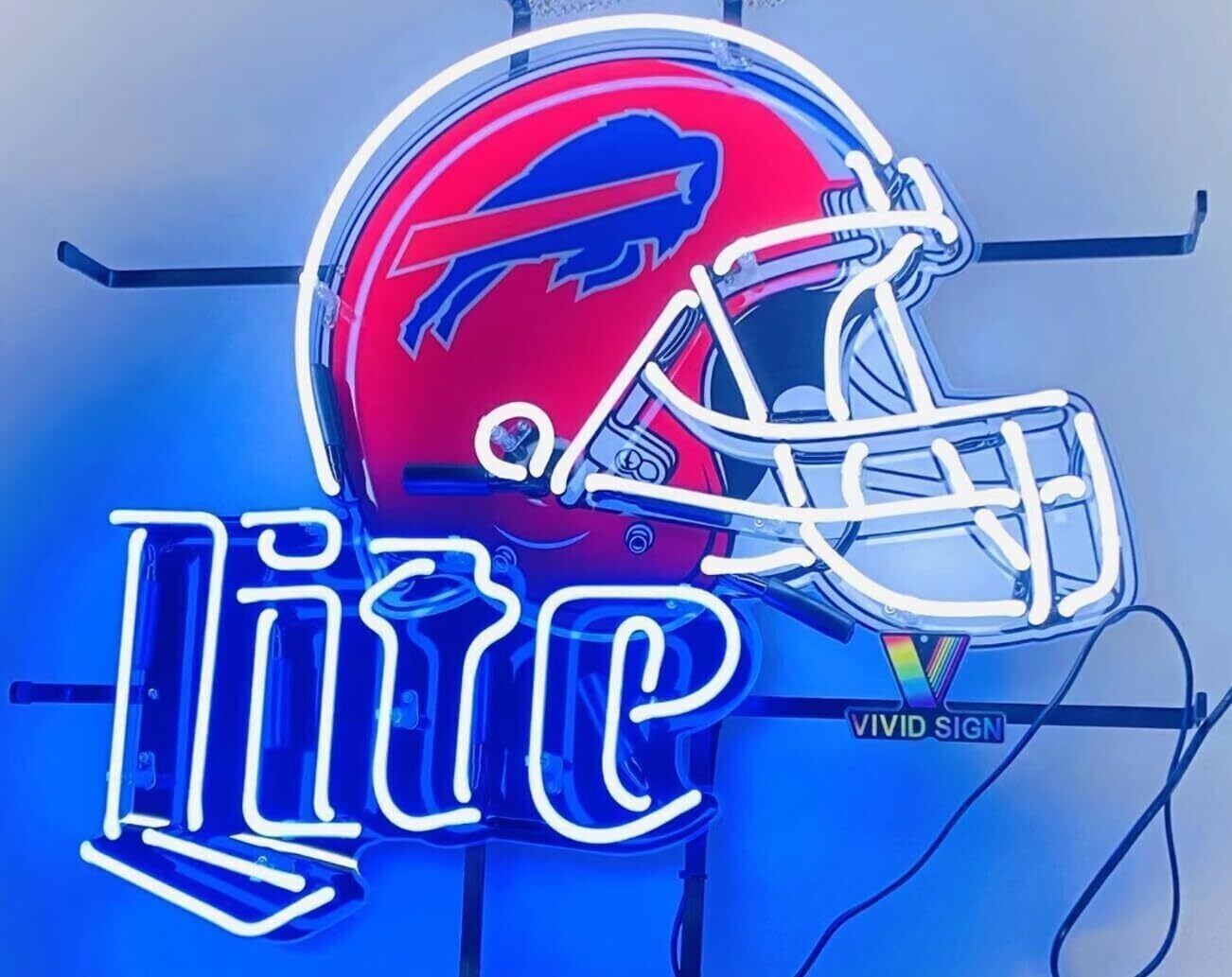 US STOCK Miller Lite Beer Buffalo Bills Helmet 20