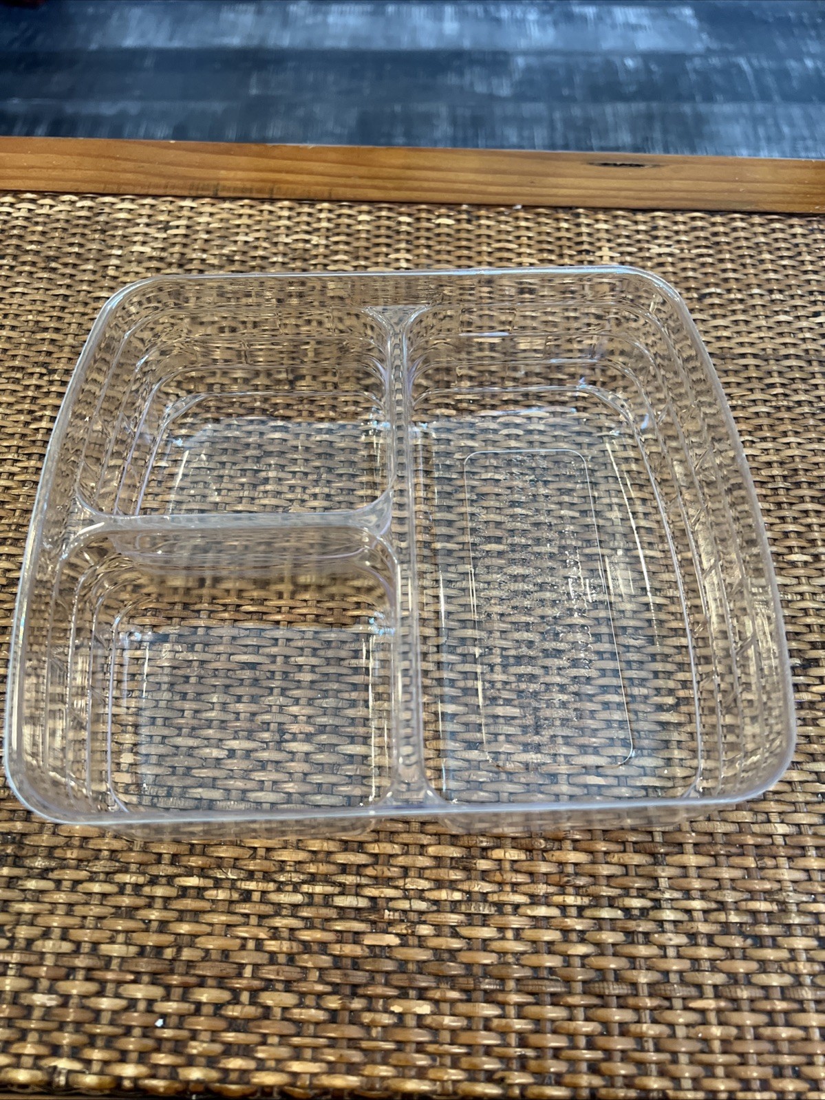Longaberger 3 Way Divided Plastic Protector 41581 7x7 3/4