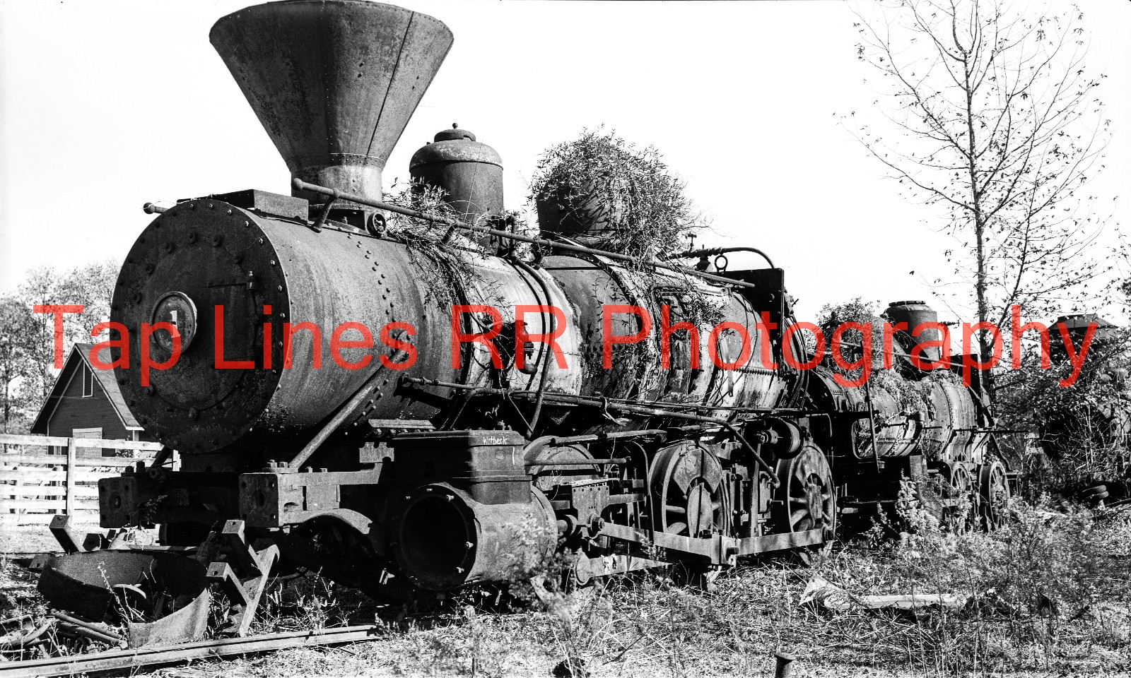 Alger Sulivan Lumber Escambia Ry #1 (2) 2-6-0 Century FL 12-1940 New 5x8 Photo