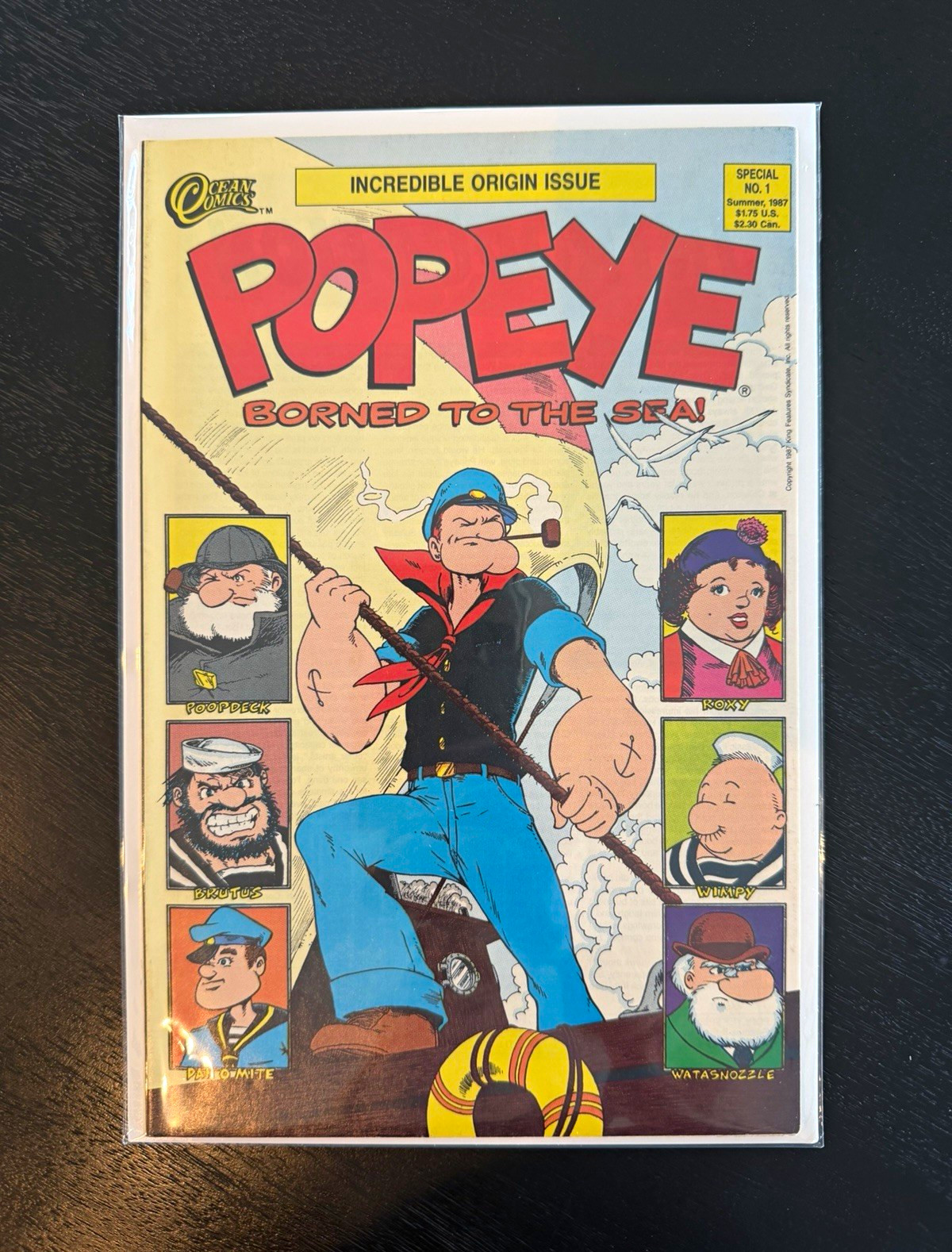 Popeye #0 Borned to the Sea Special Origin Issue Ocean Comics