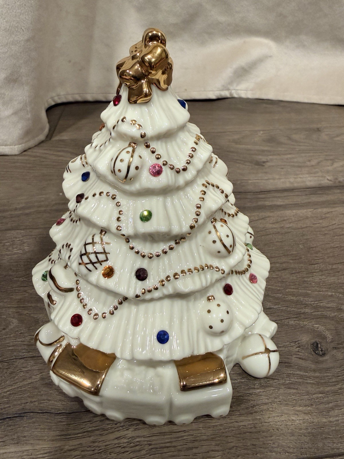 Lenox The Jeweled Christmas Tree Music Box #760860