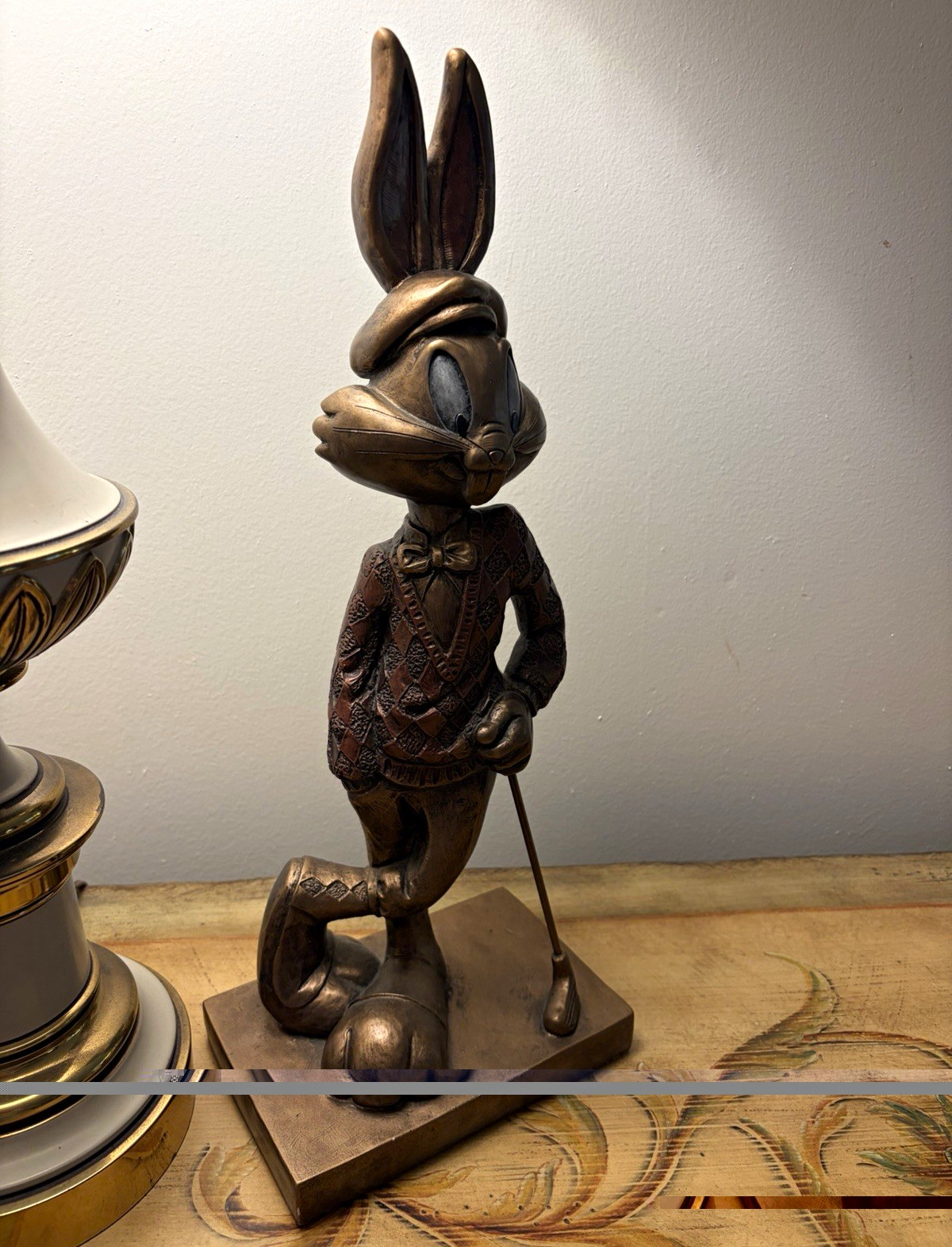 RARE 1997 Bugs Bunny Golfer Statue Austin Sculpture Warner Bros SOLID CAST METAL RARE 1997 Bugs Bunny Golfer Statue Austin Sculpture Warner Bros SOLID CAST METAL