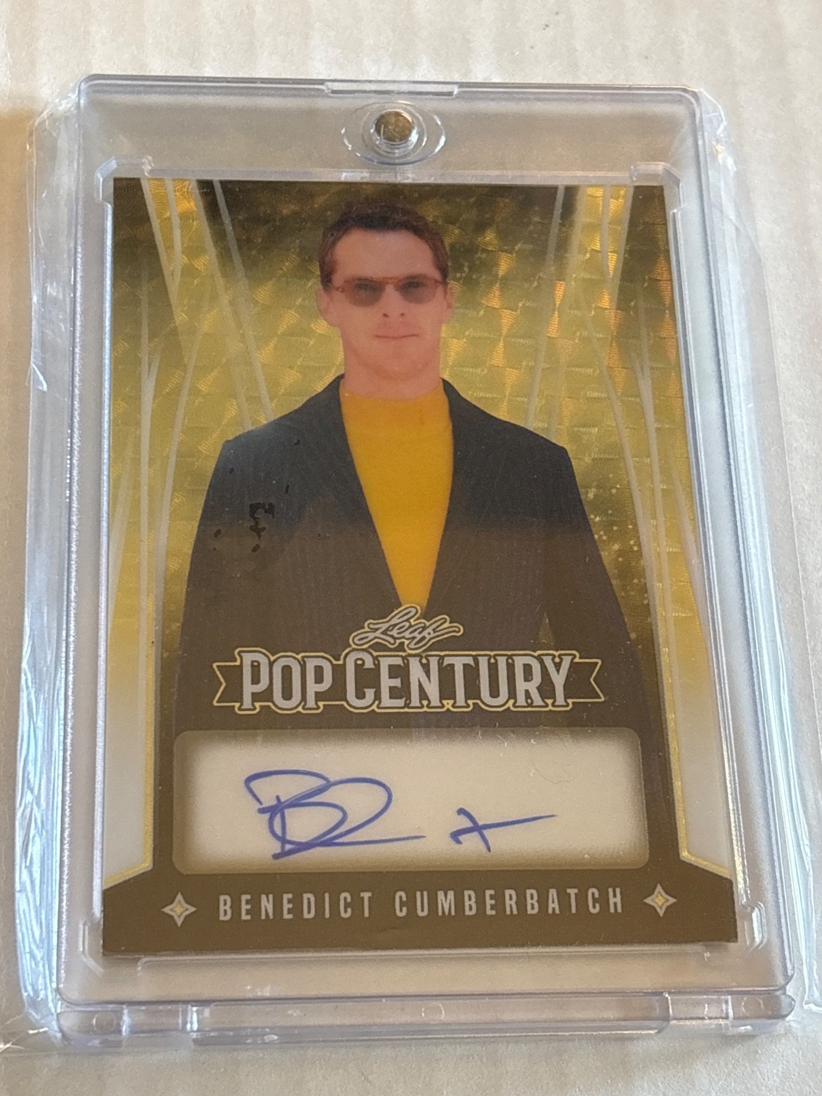 Benedict Cumberbatch 2026 Leaf Pop Century Auto Gold Vinyl 1/1