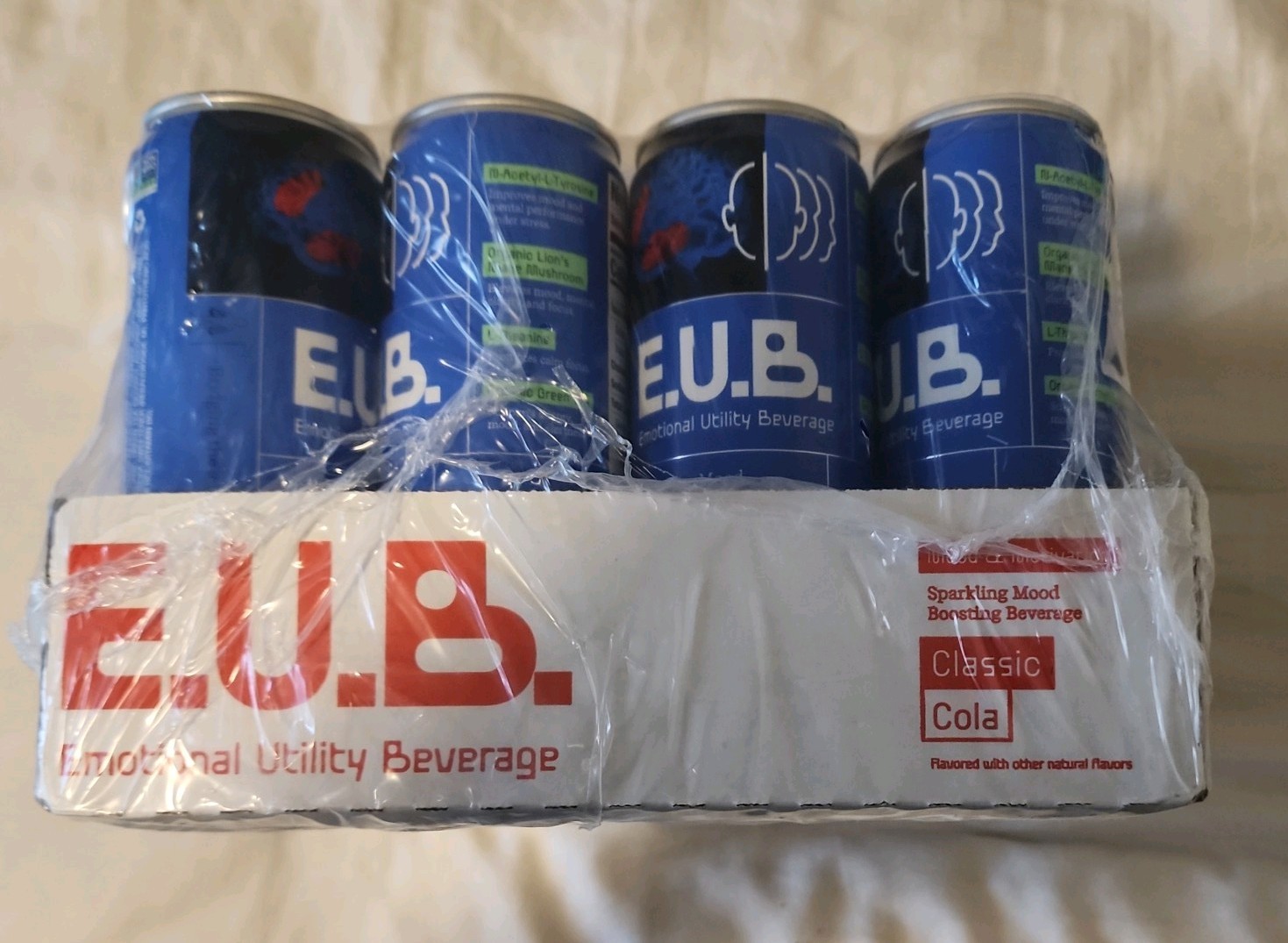 E.U.B Mood And Motivation Classic Cola 12 oz Pack Of 12