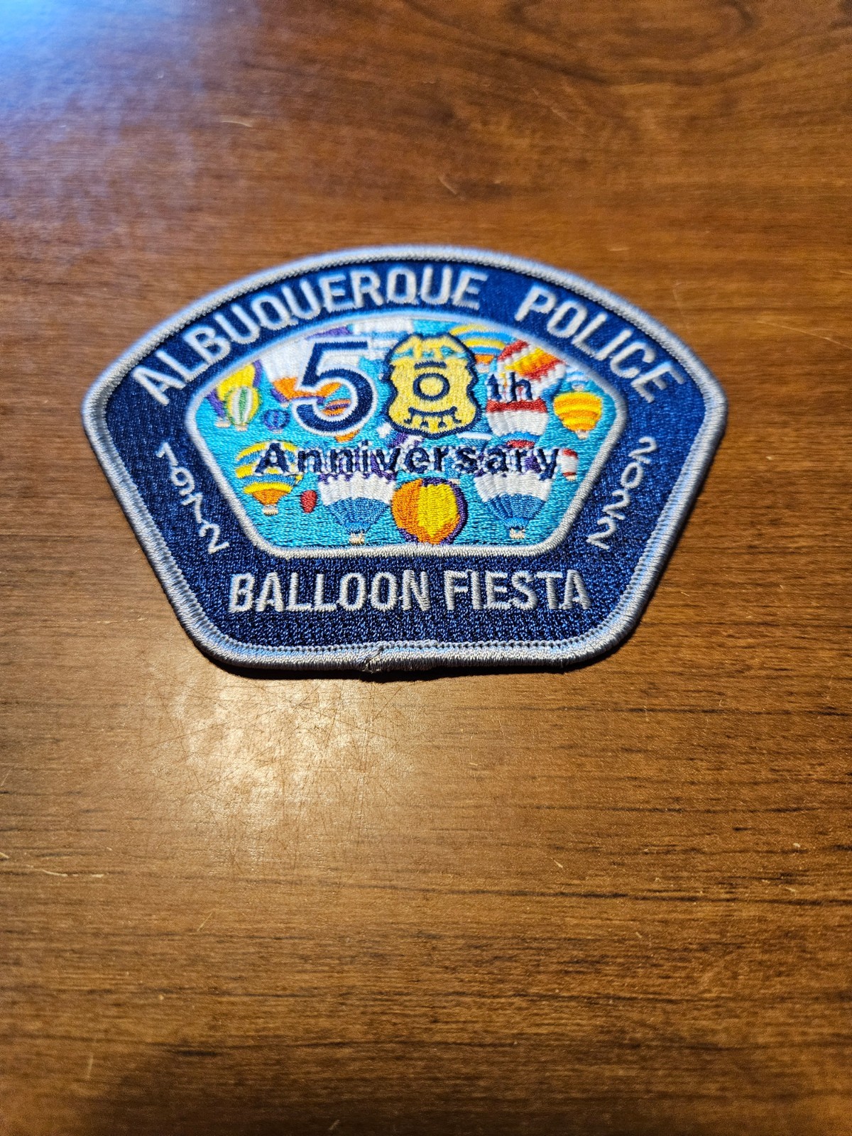 ALBUQUERQUE NEW MEXICO POLICE 50th BALLOON FIESTA PATCH