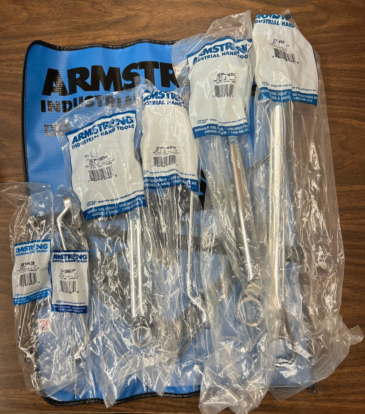 Vintage Armstrong 27-570 Box Wrench Set Vintage Armstrong 27-570 Box Wrench Set