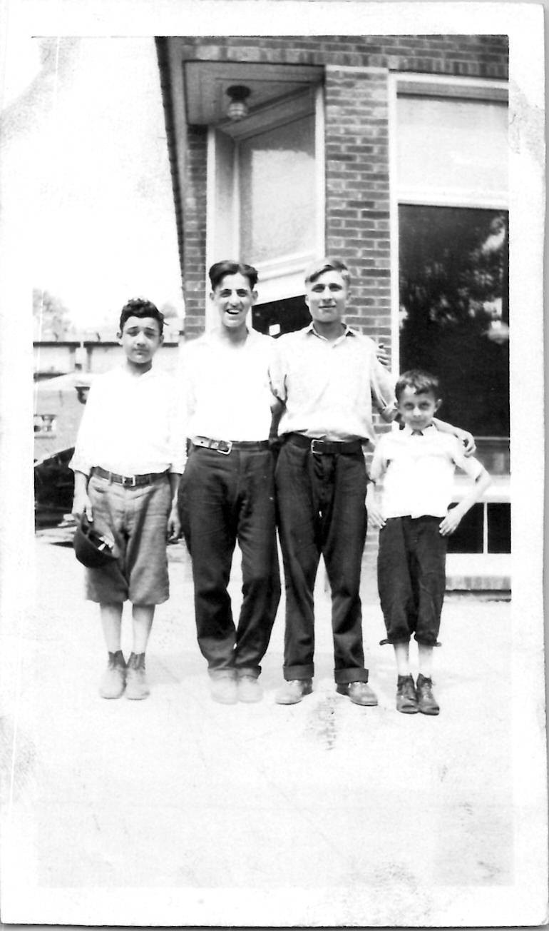 Steelton PA Rebel Troublemakers Neighborhood Boys Snapshot 1924 Antique Photo