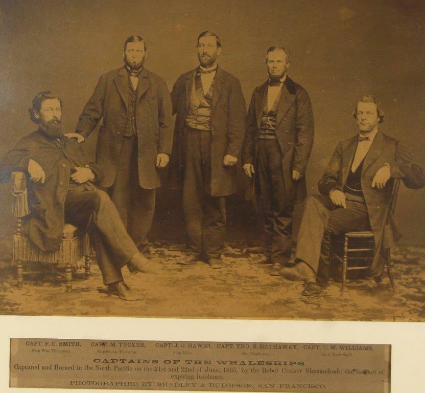 antique photo whaleship captains Civil War whaling