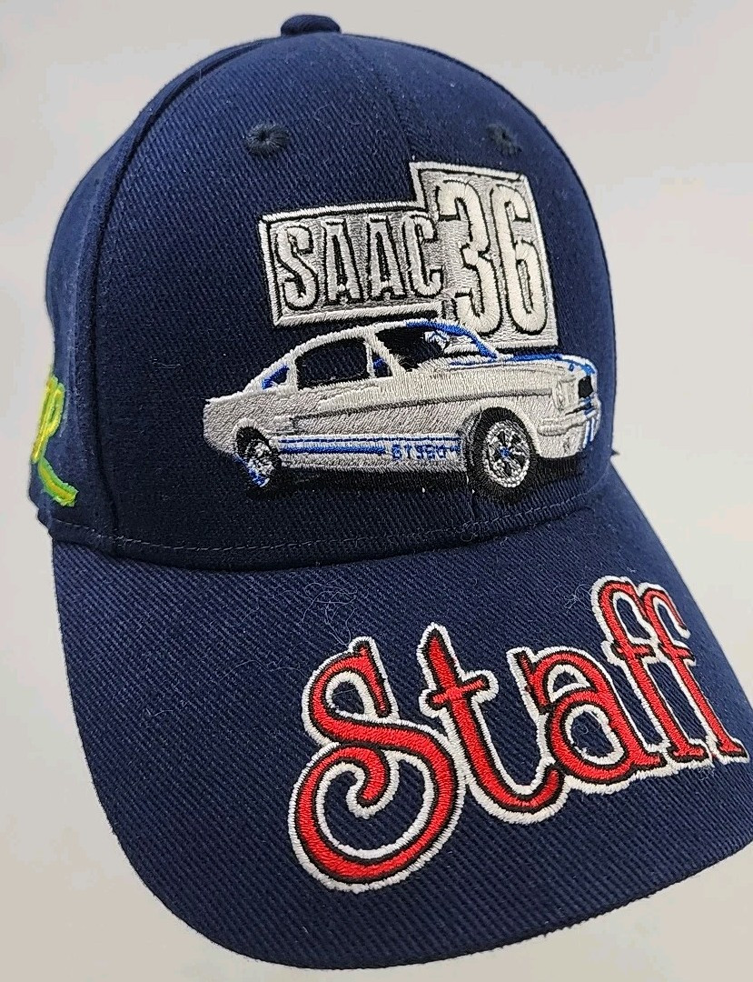 Vintage Shelby American SAAC 36 Staff Cotton Hat Cap Mustang 45th Anniversary 