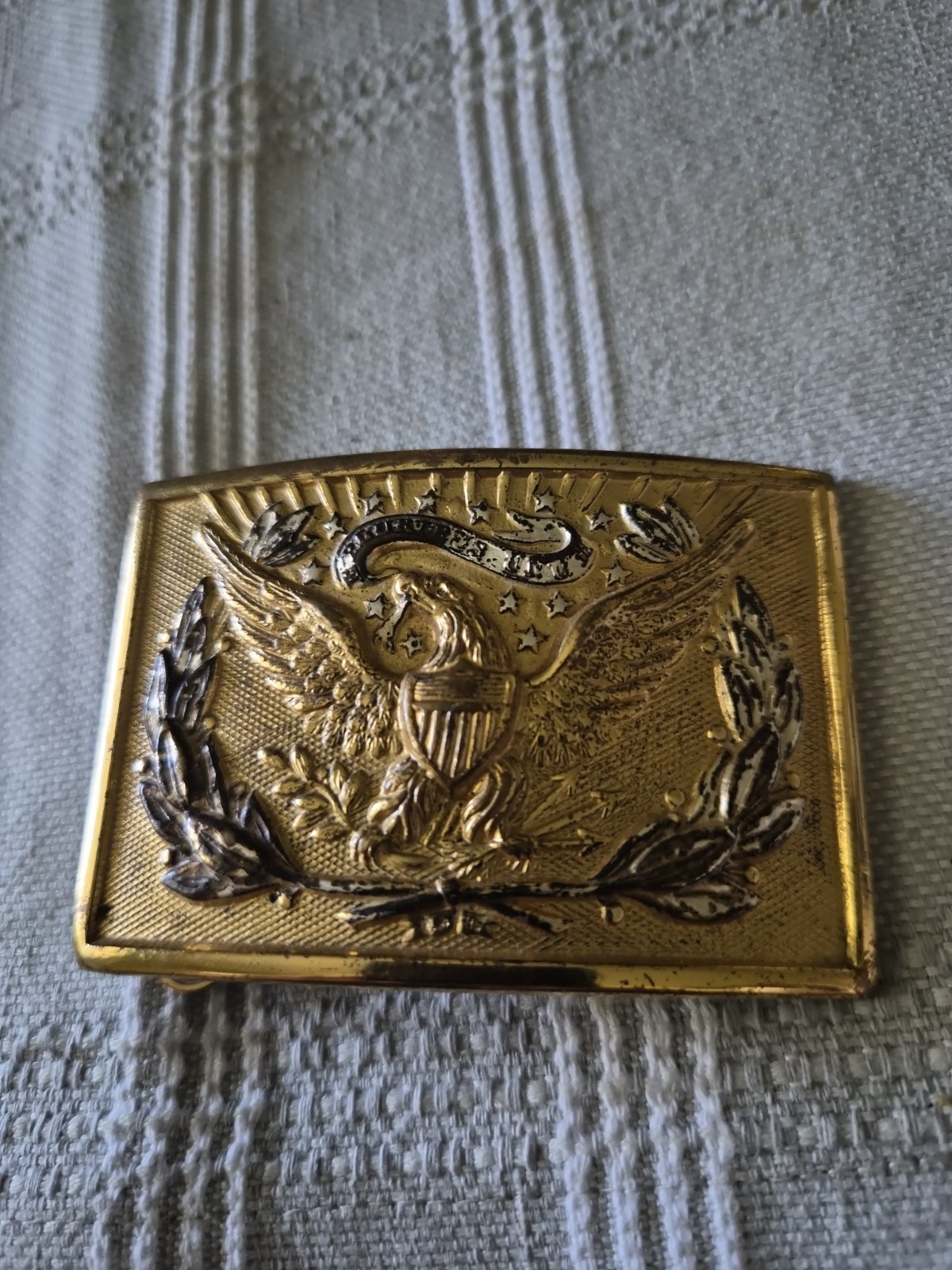 U.S. Model 1872 Officer Uniform Plate Civil War Era Repo 1960s Vintage Original