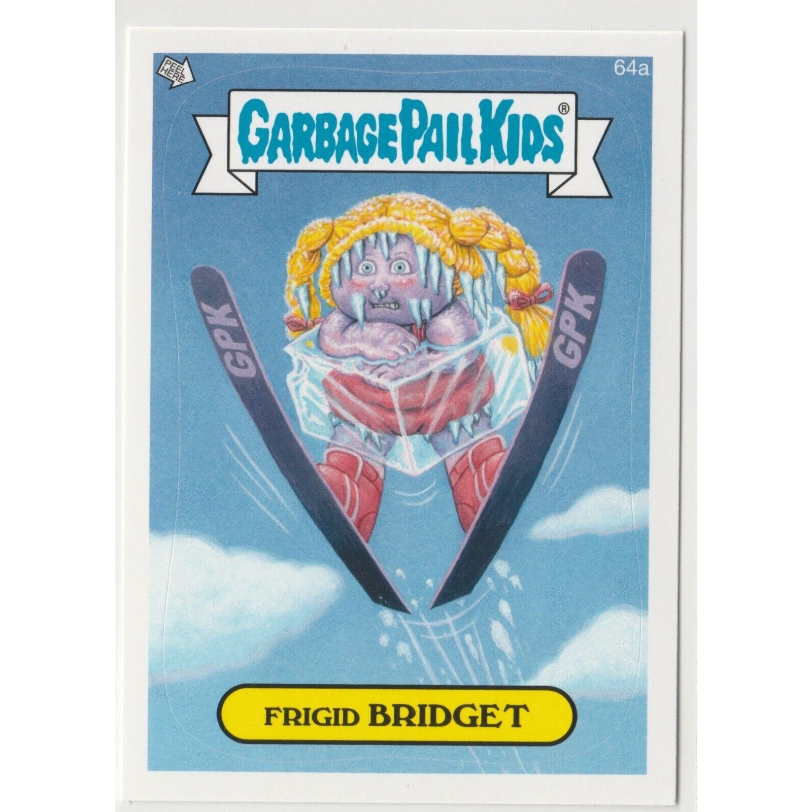 Frigid Bridget #64a Garbage Pail Kids GPK 2014 Series 1