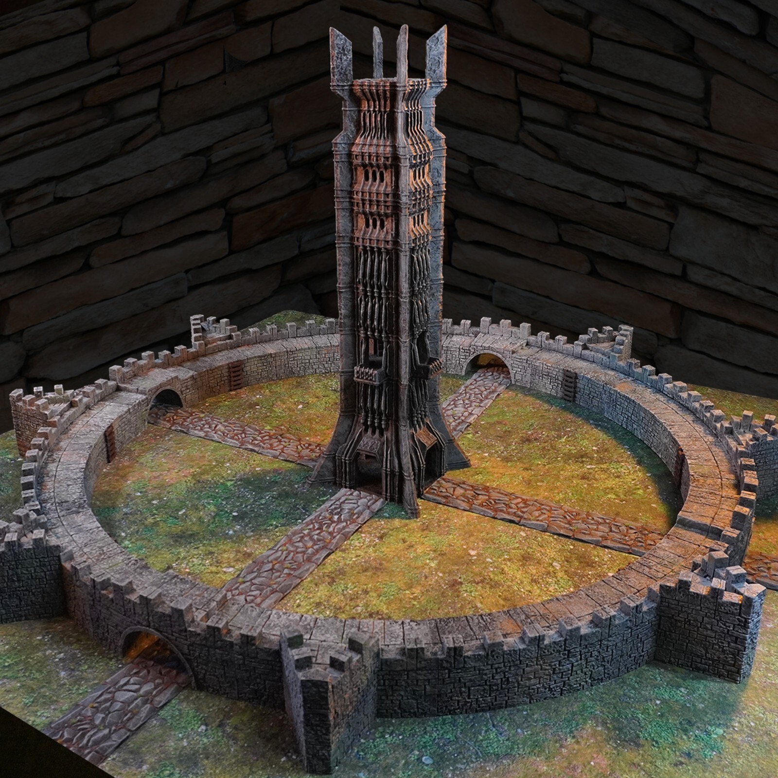 Conquest Creations - Wizard Fortress (Isengart) MESBG 28mm Fantasy Tabletop