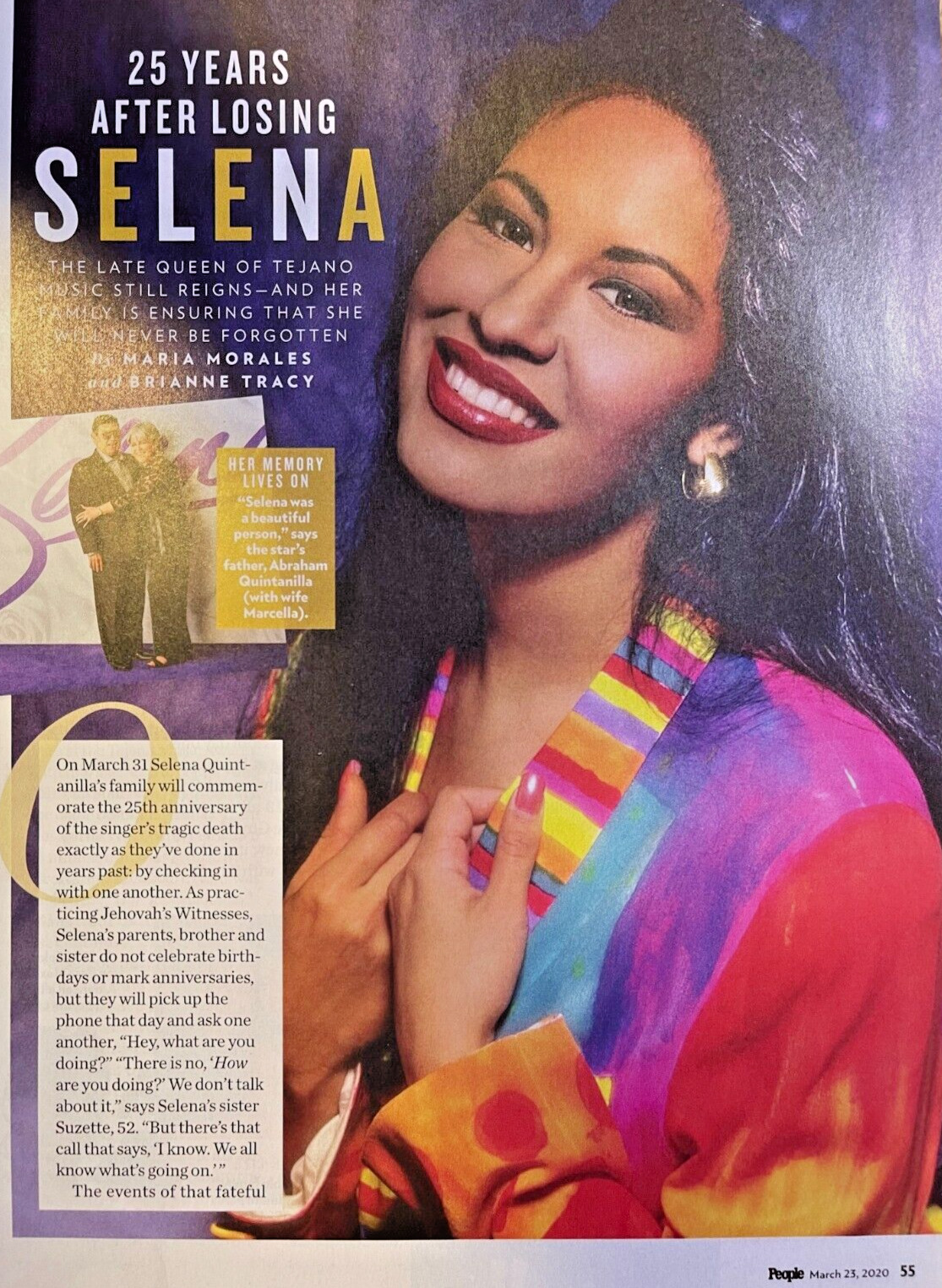 2020 Singer Selena Quintanilla