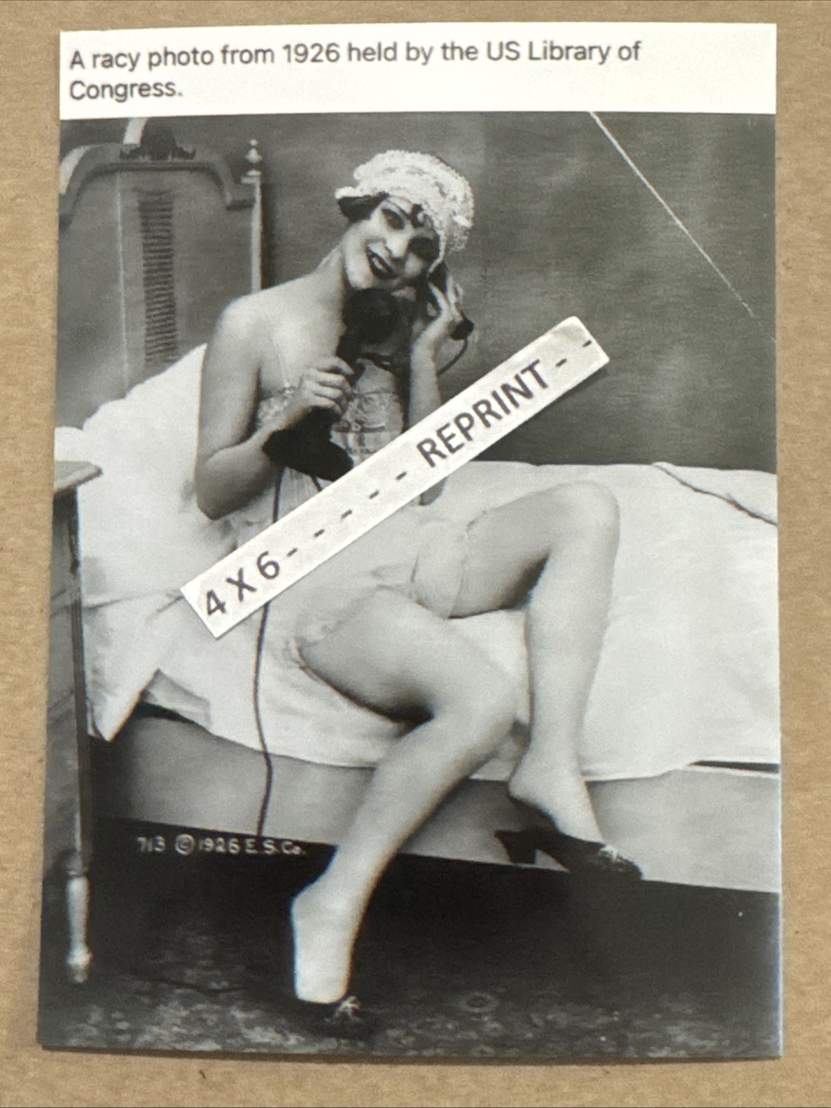 Flapper From 1926 ￼ ￼￼….4 X 6  Photo…