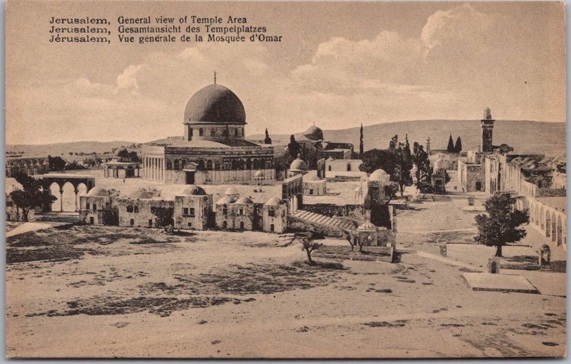 c1910s JERUSALEM Israel Postcard \