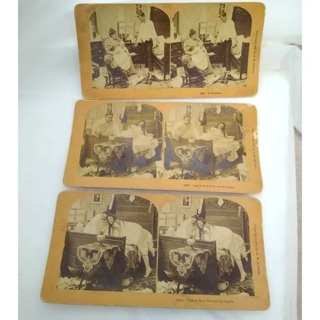 Set of 11 cards copyright 1888 through 1893 by BW Kilburn